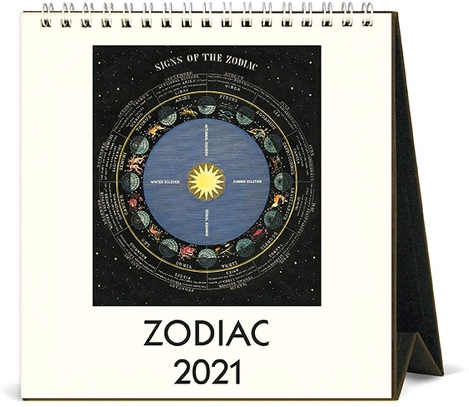 Cavallini Zodiac Desk Calendar 2021