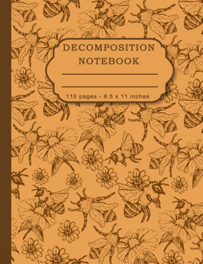 Decomposition Notebook: Bee College Ruled Paper Notebook