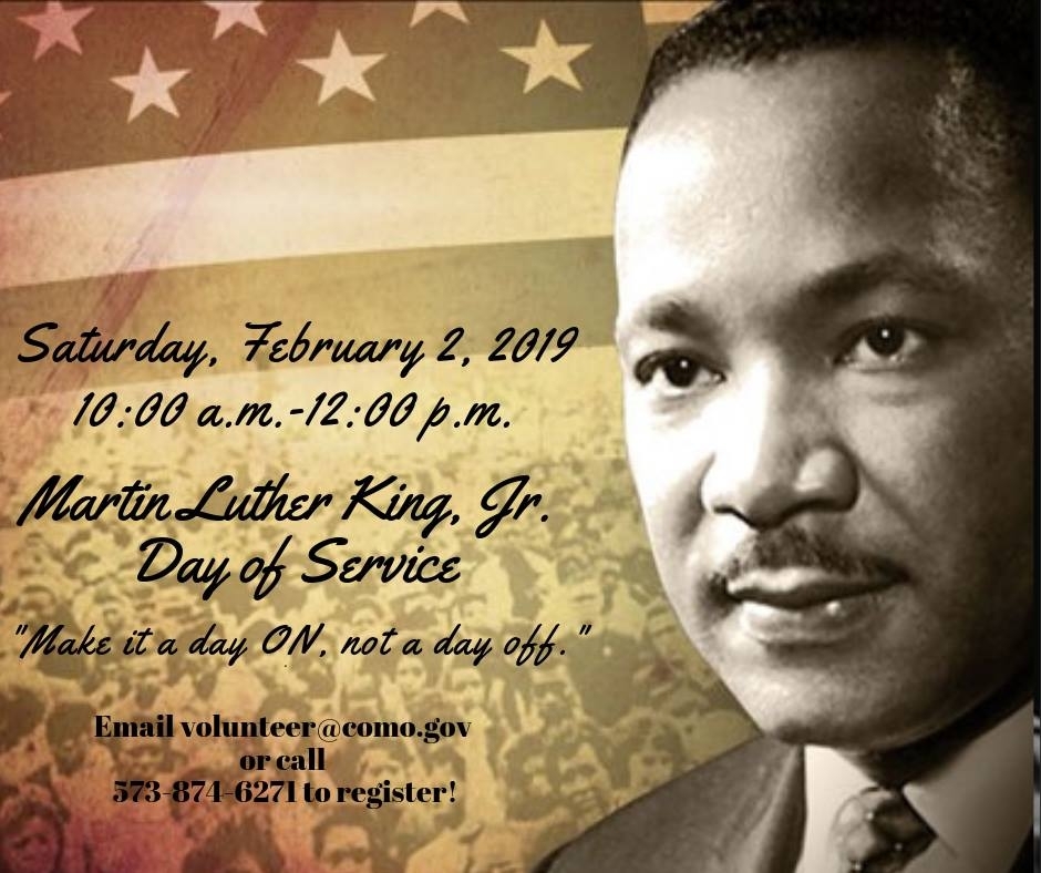 Dr. Martin Luther King, Jr. Day Of Service - Saturday 2.2
