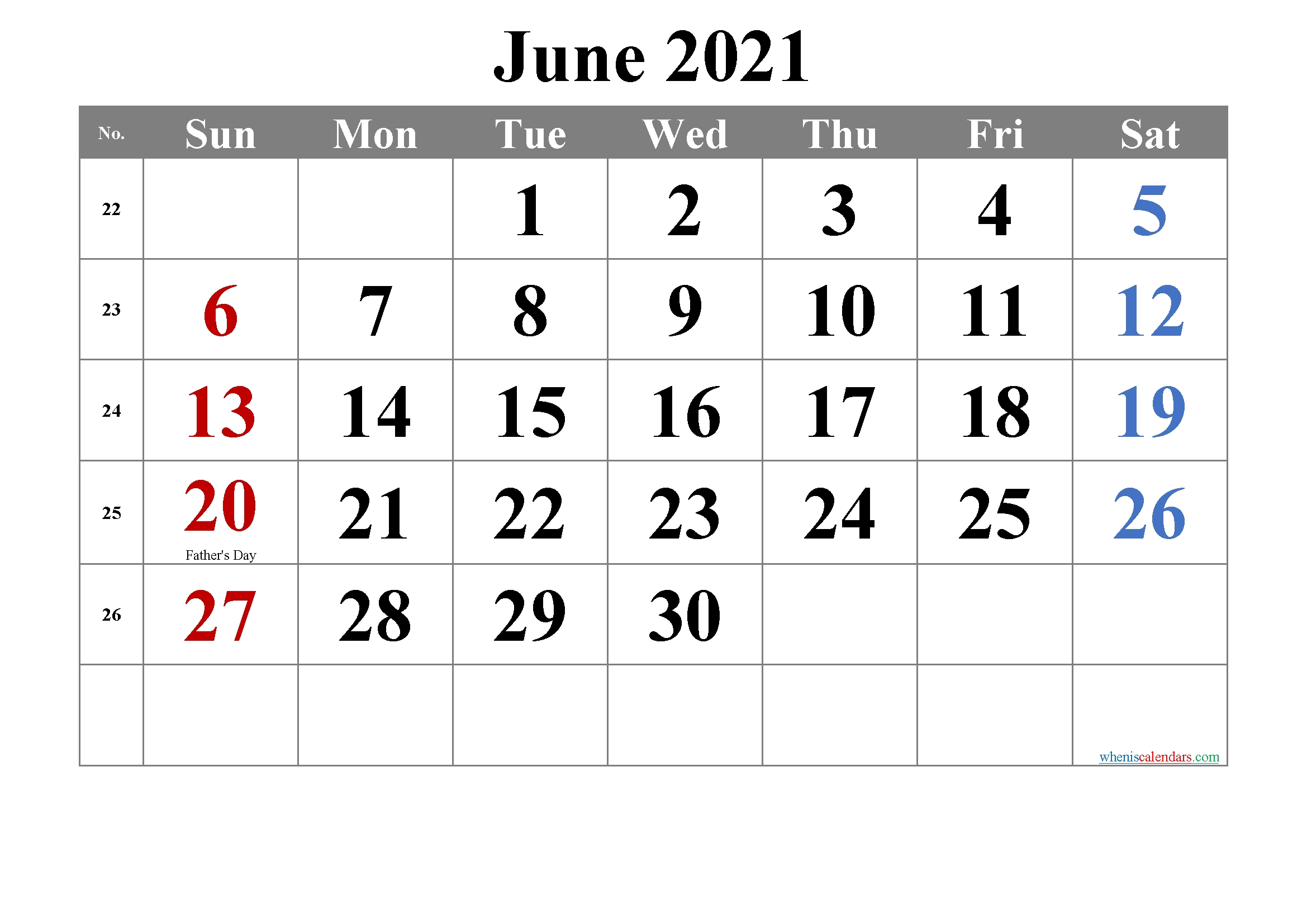 Free May 2021 Calendar Printable - 6 Templates
