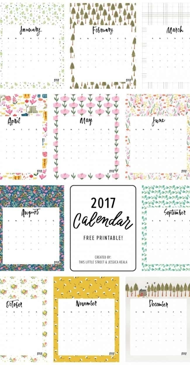Free Printable Calendar Girly In 2020 | Free Printable