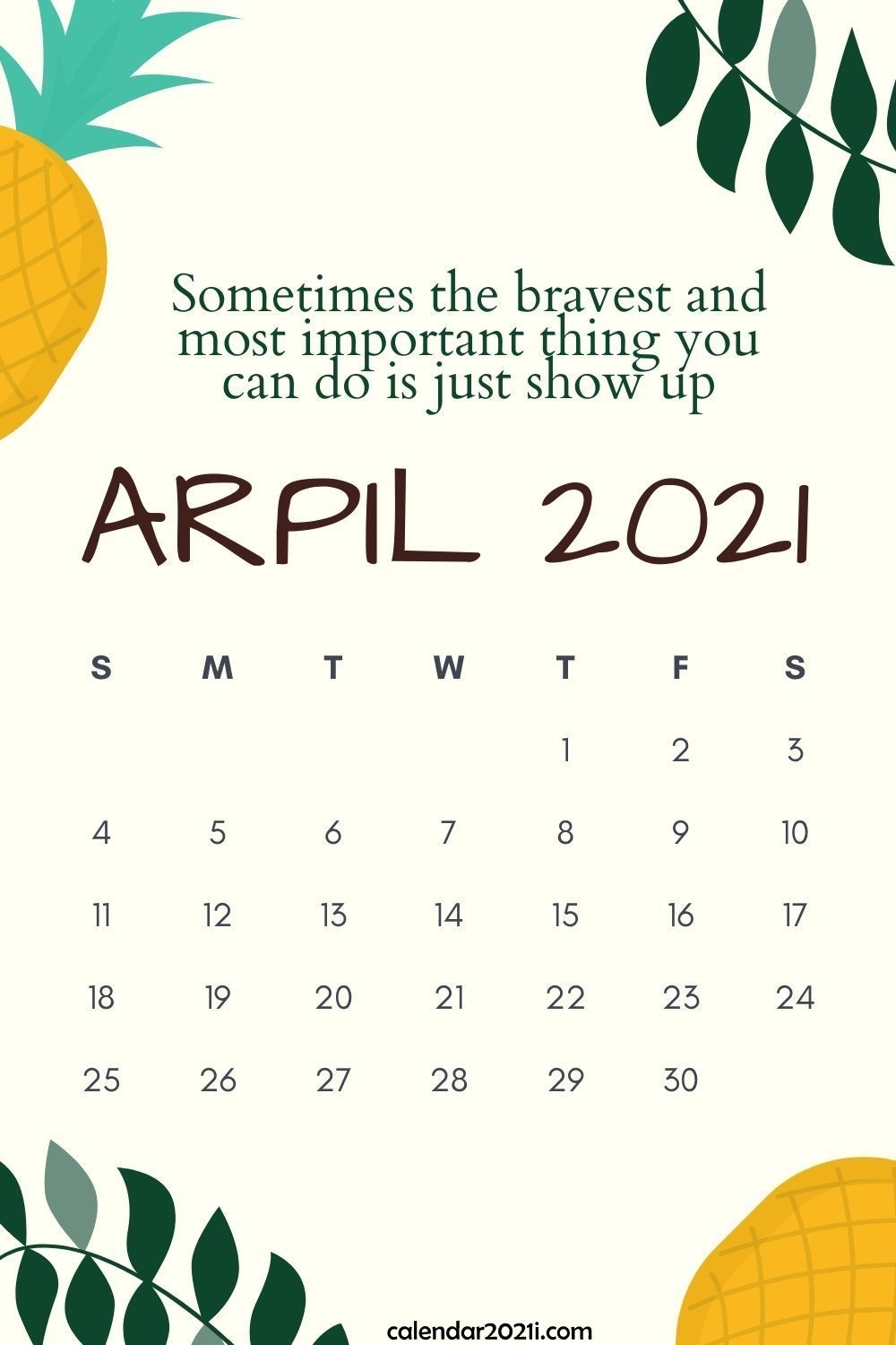 Free Printable Calendars With Inspirational Quotes 2021
