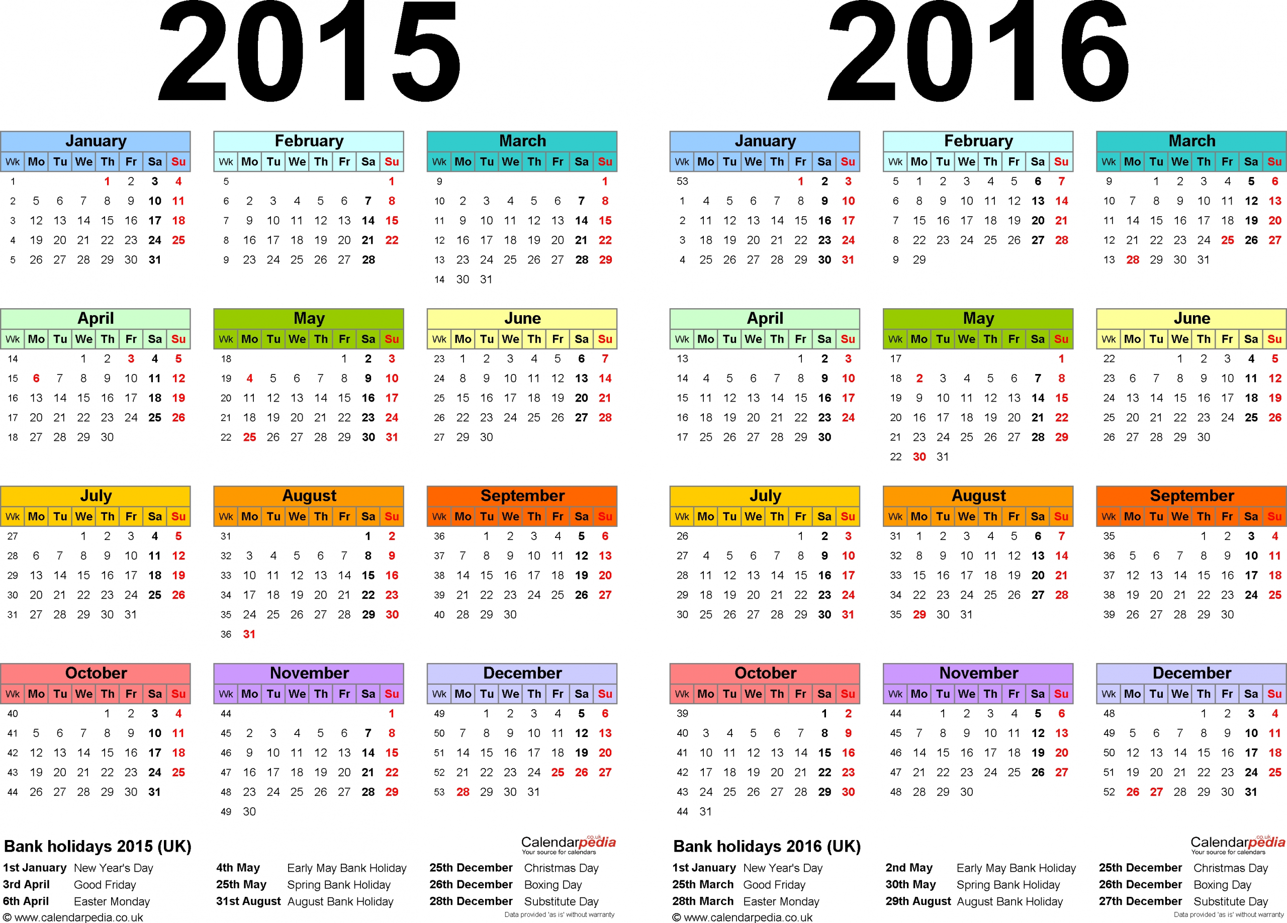 Free Printable Mini One Page Calendar 2015 - Google Search