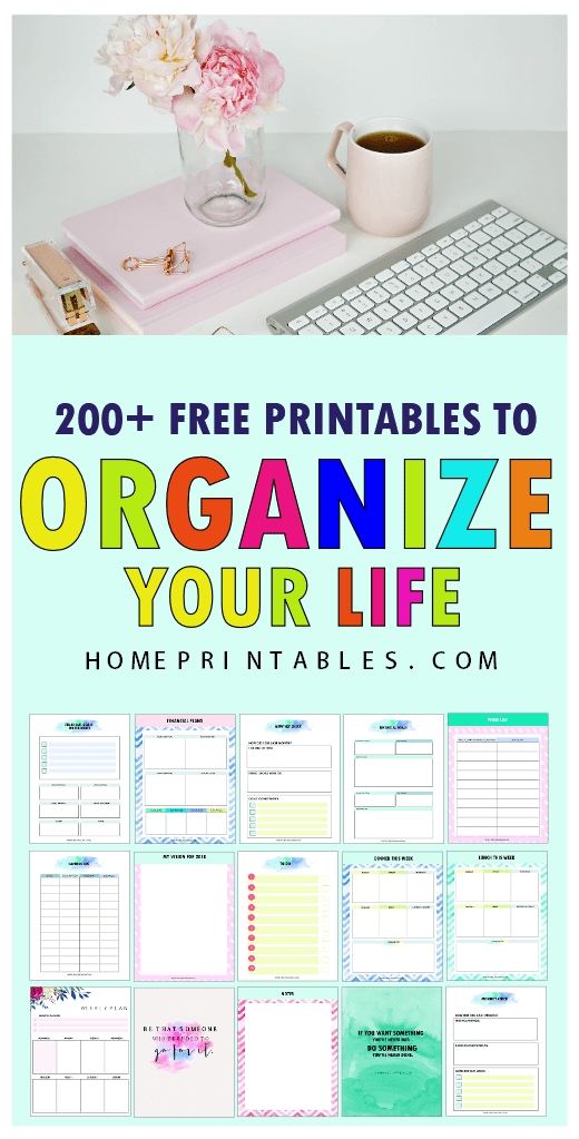 Free Printable Planner 2018: 40+ Brilliant Planners And