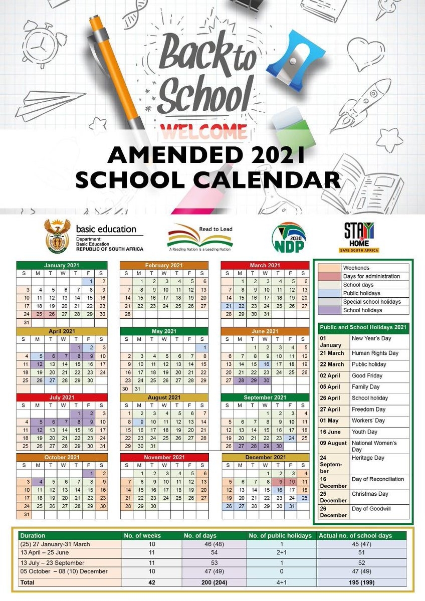 Here&#039;S The Amended School Calendar For 2021 - Htxt.africa