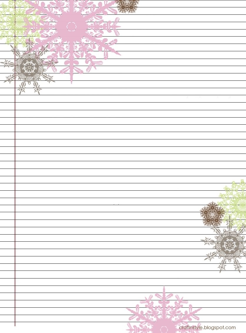 [High Resolution] Free Printable Lined Stationery