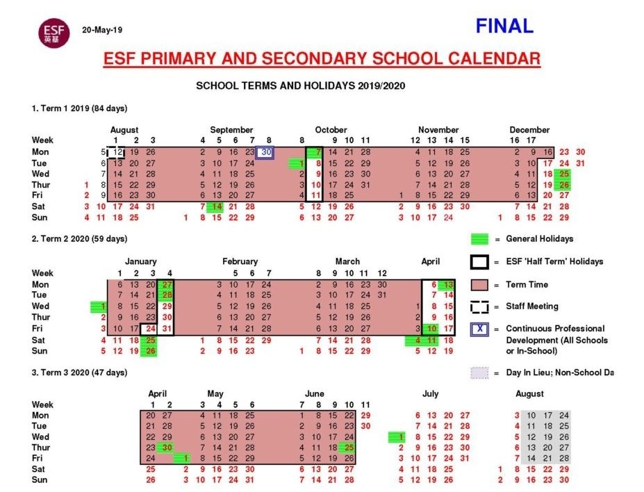 Hk Public Holiday 2020 Calendar