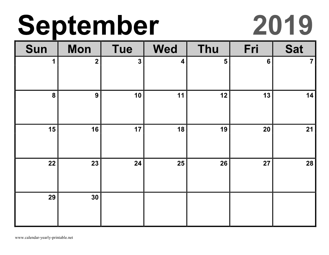 Holidays And Observances In September 2019 Calendar