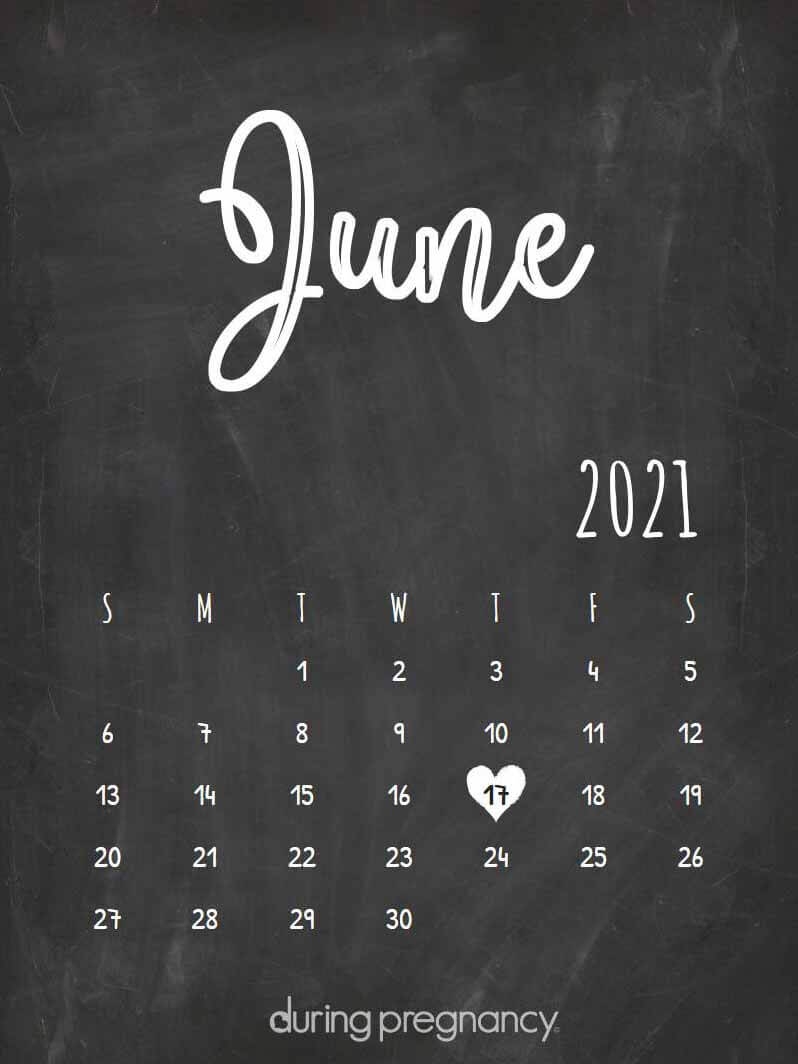 How Far Along Am I If My Due Date Is June 17, 2021