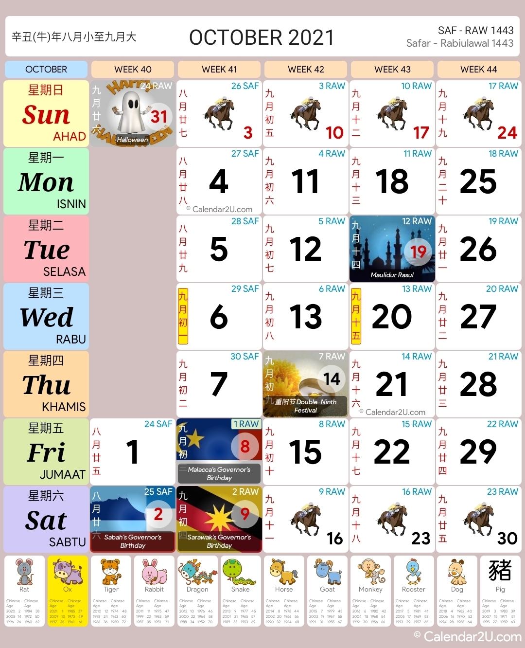 Kalendar Kuda 2021 Malaysia Pdf