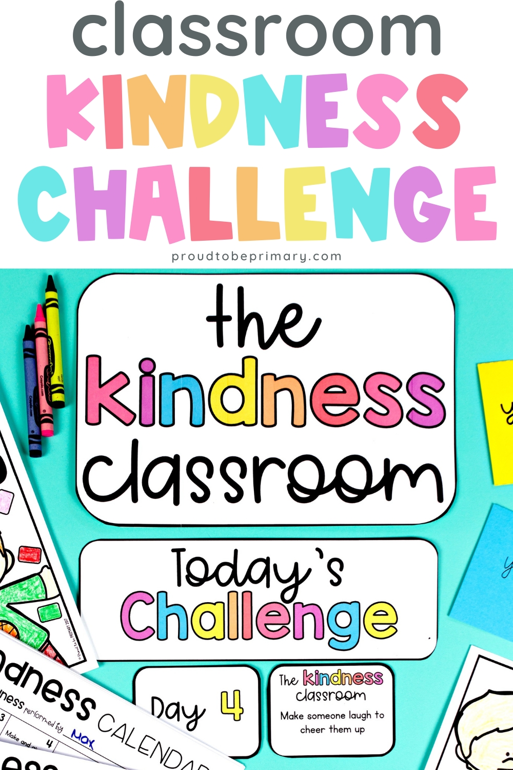 Kindness Classroom Challenge + Calendars - Social