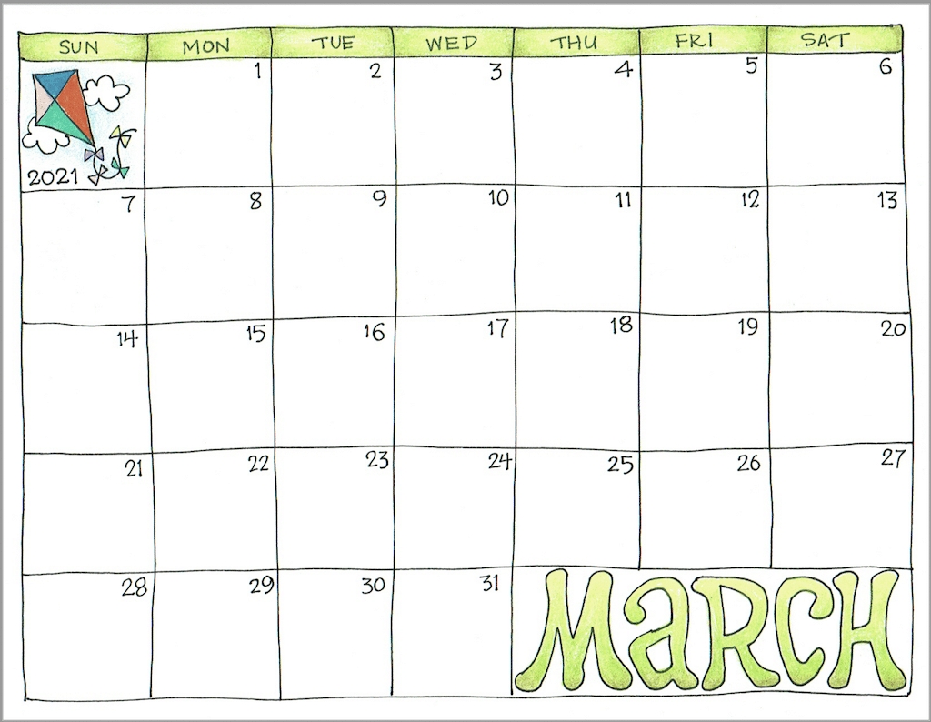 March Printable Calendar 2021 Imom | 2021 Printable Calendars