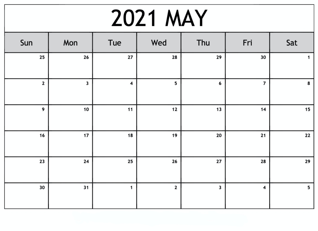 May 2021 Calendar With Holidays - Thecalendarpedia