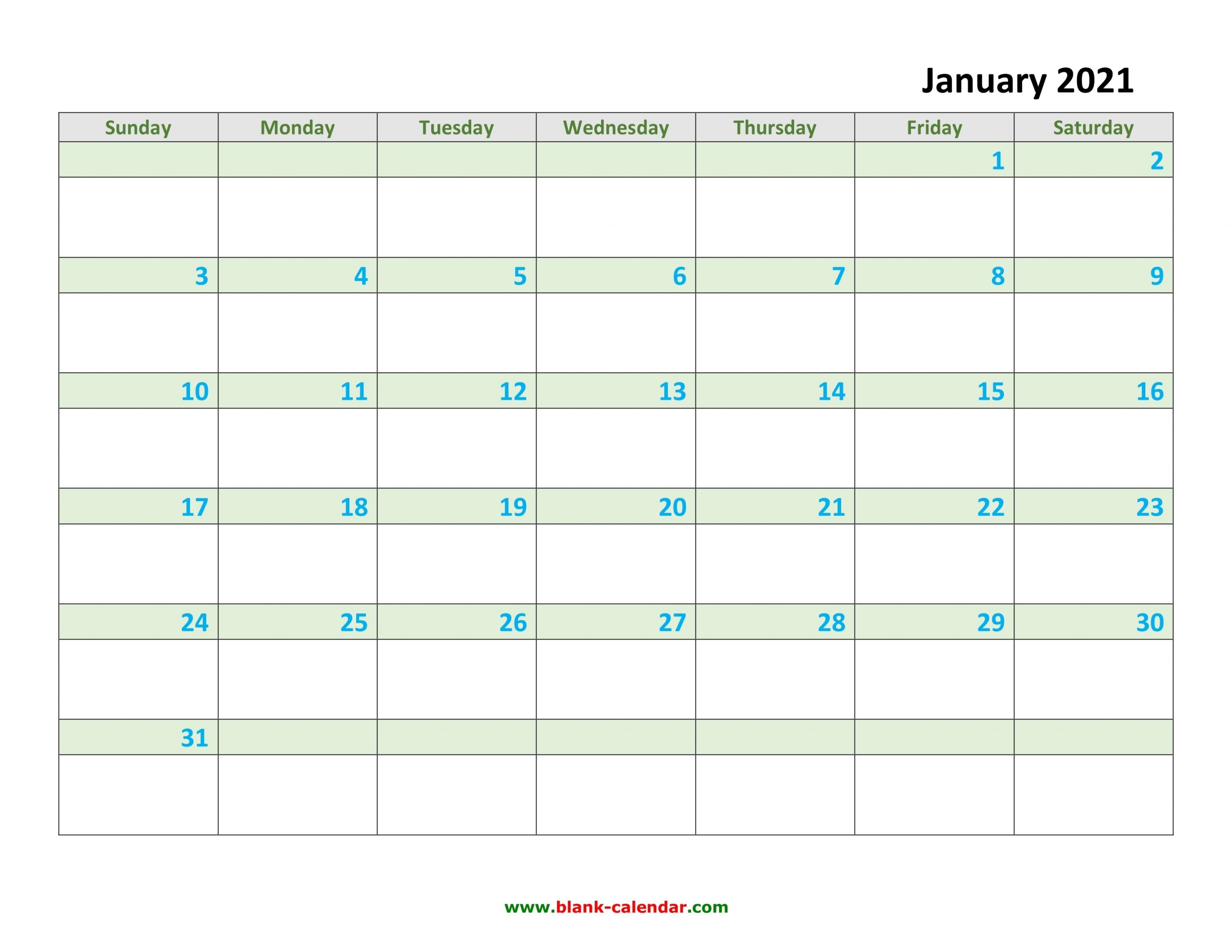 Monthly Calendar 2021 | Free Download, Editable And Printable