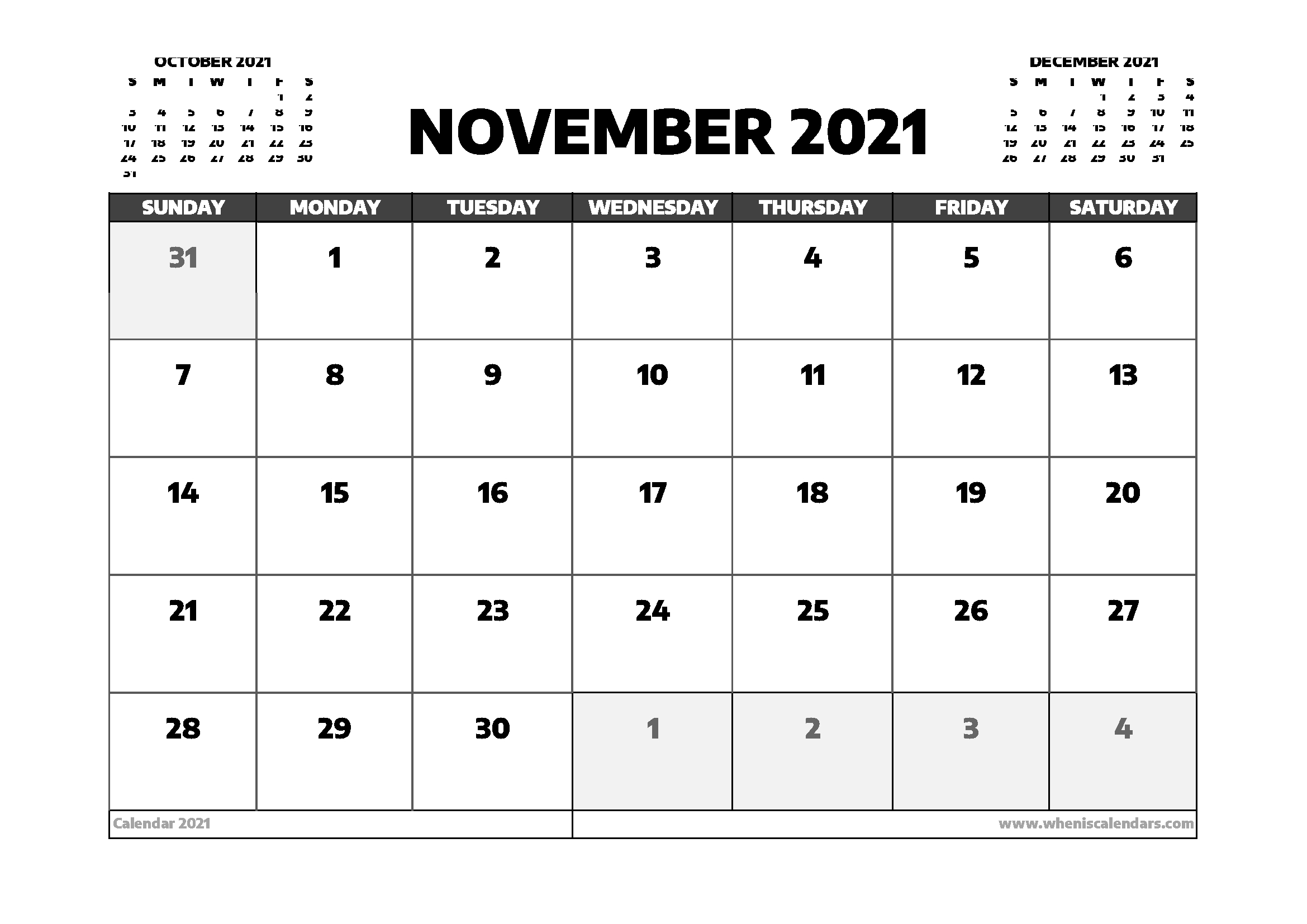 November 2021 Calendar Australia | 2021 Calendar