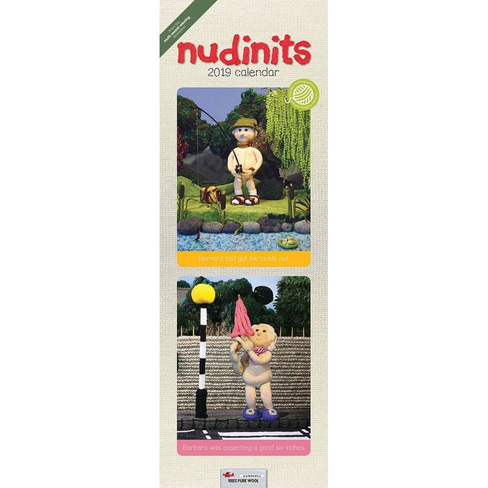 Nudinits Slim Calendar 2019 101876