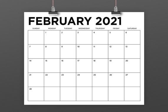Printable 58 2021 Calendar - 20+ 2021 Calendar 8 5 X