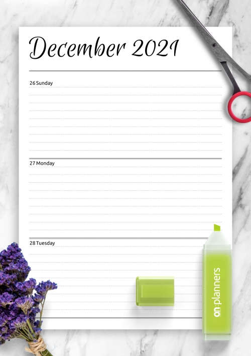 Printable Weekly Planner Templates - Download Pdf