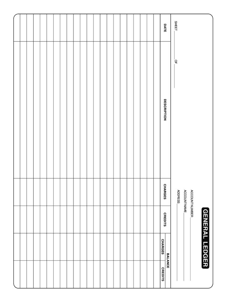 The Charming Printable General Ledger Sheet - Fill Online