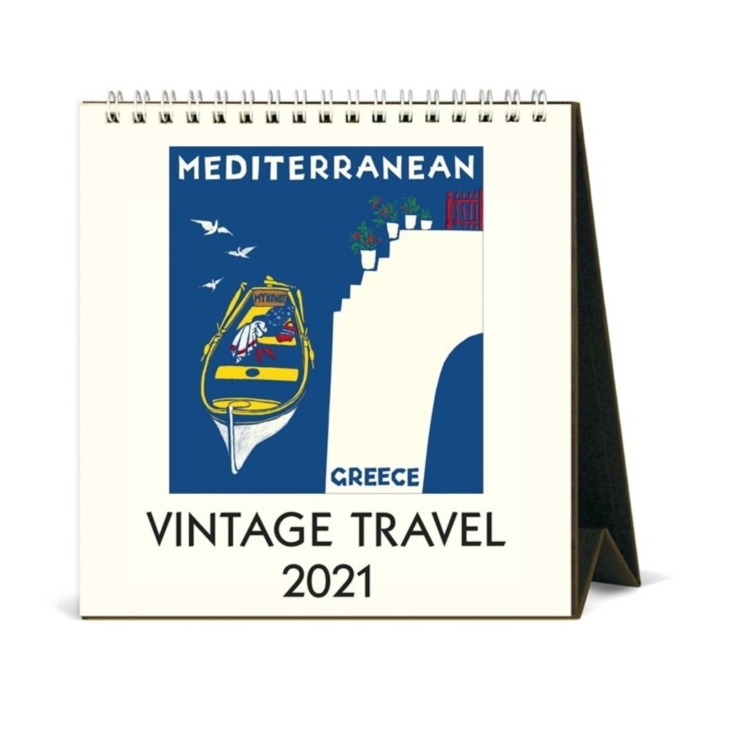 Vintage Travel Desk Calendar 2021 - Planewear