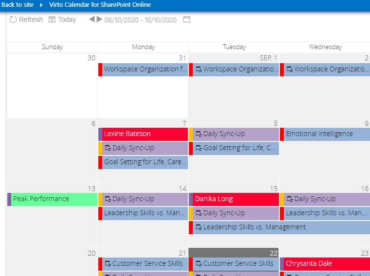 Ways To Customize Sharepoint Calendar - Sharepoint Blog