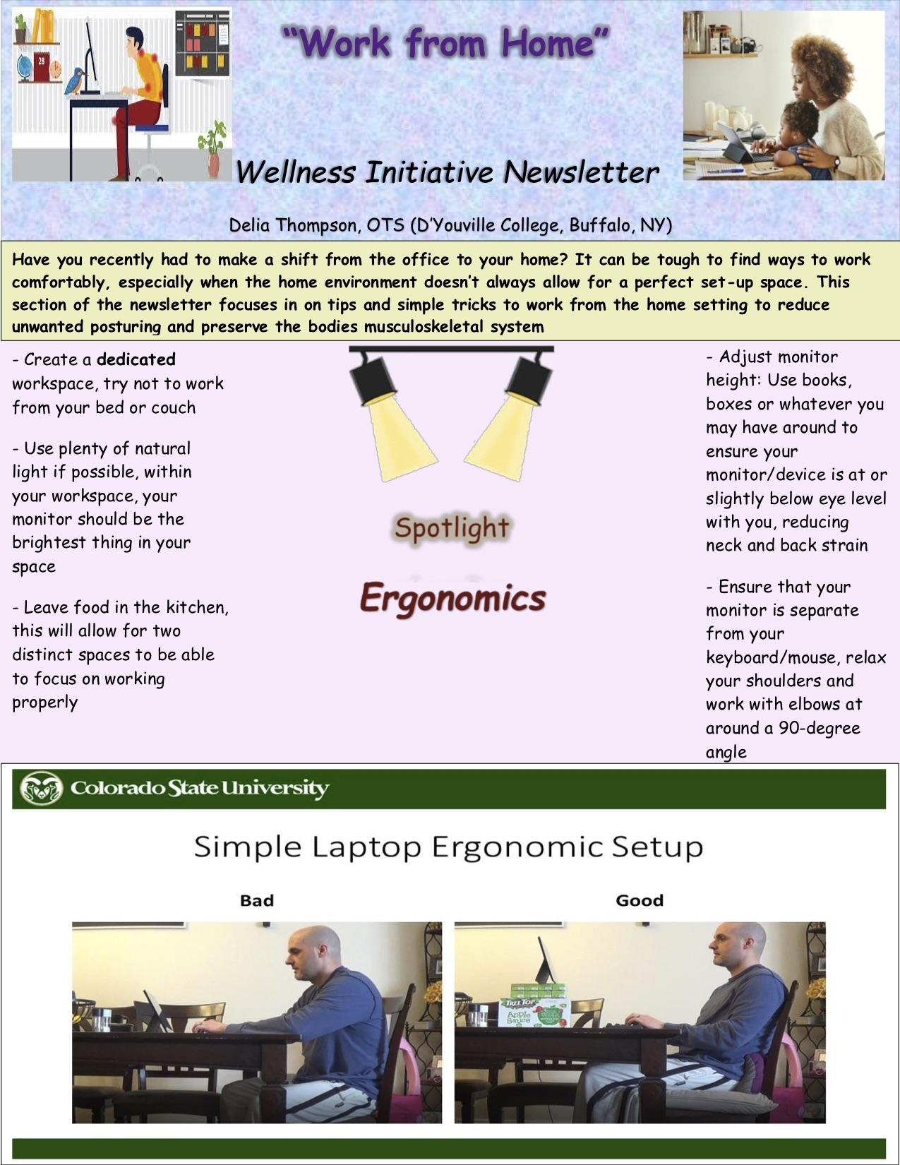Working From Home? Here Are Some Ergonomic Tips Provided