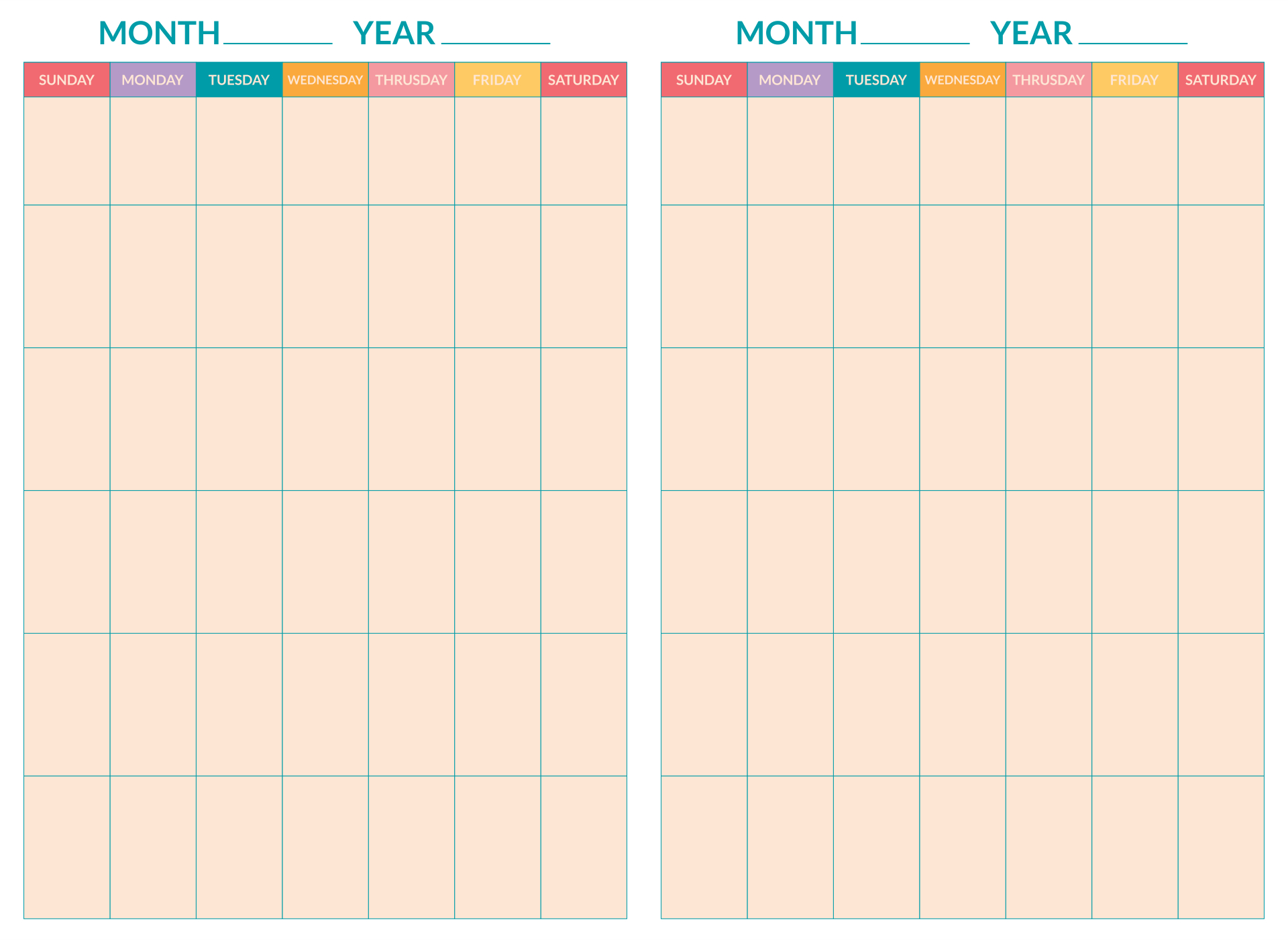 10 Best 2 Week Printable Calendar Weekly With Time