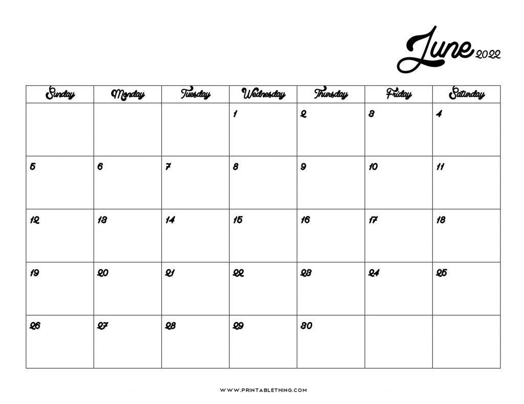 19+ June 2022 Calendar | Printable Pdf, Us Holidays, Blank