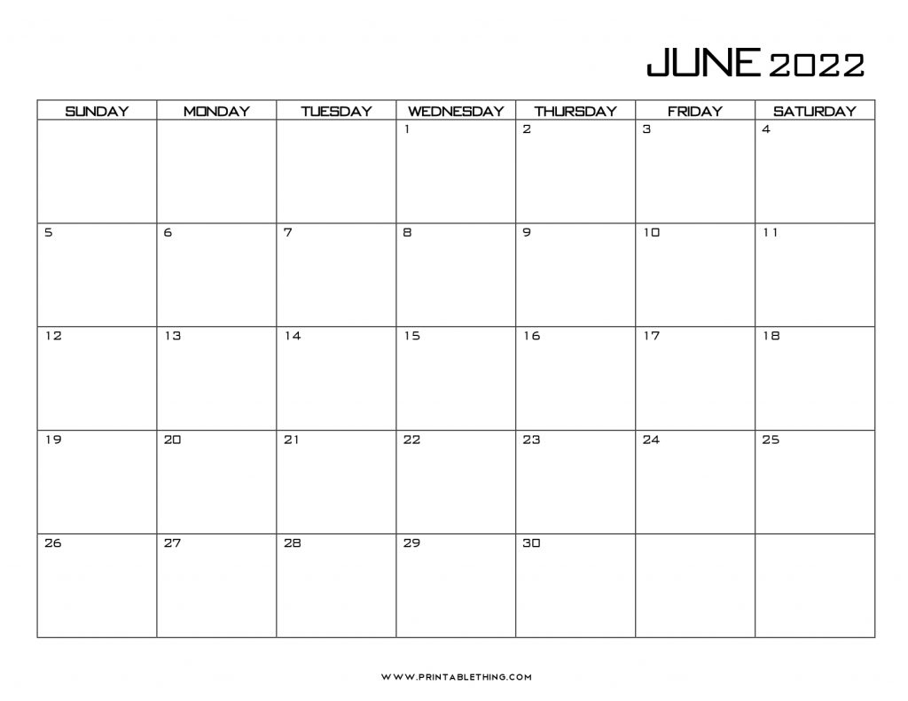 19+ June 2022 Calendar | Printable Pdf, Us Holidays, Blank