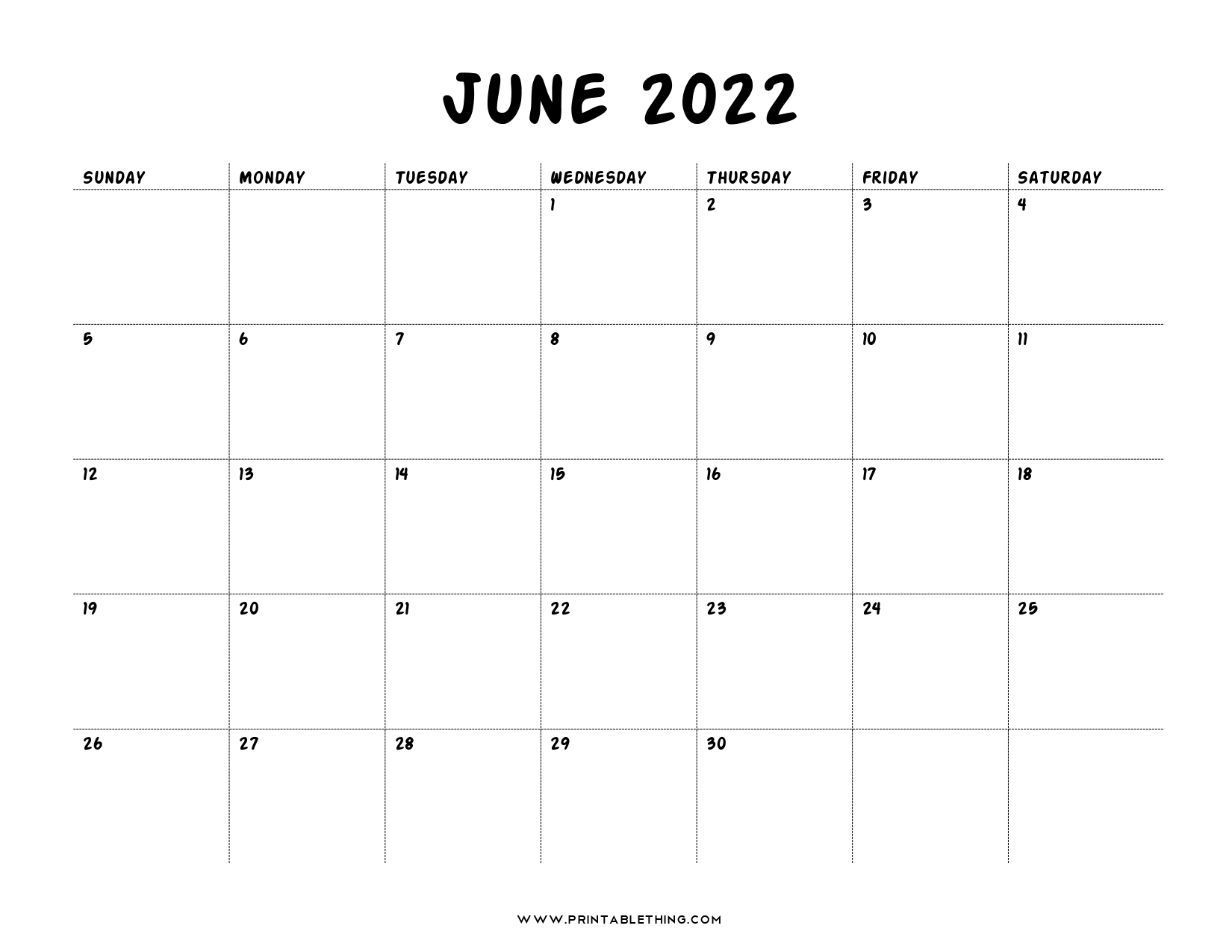 19+ June 2022 Calendar | Printable Pdf, Us Holidays, Blank