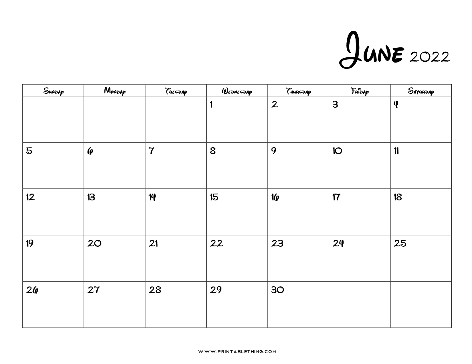 19+ June 2022 Calendar | Printable Pdf, Us Holidays, Blank