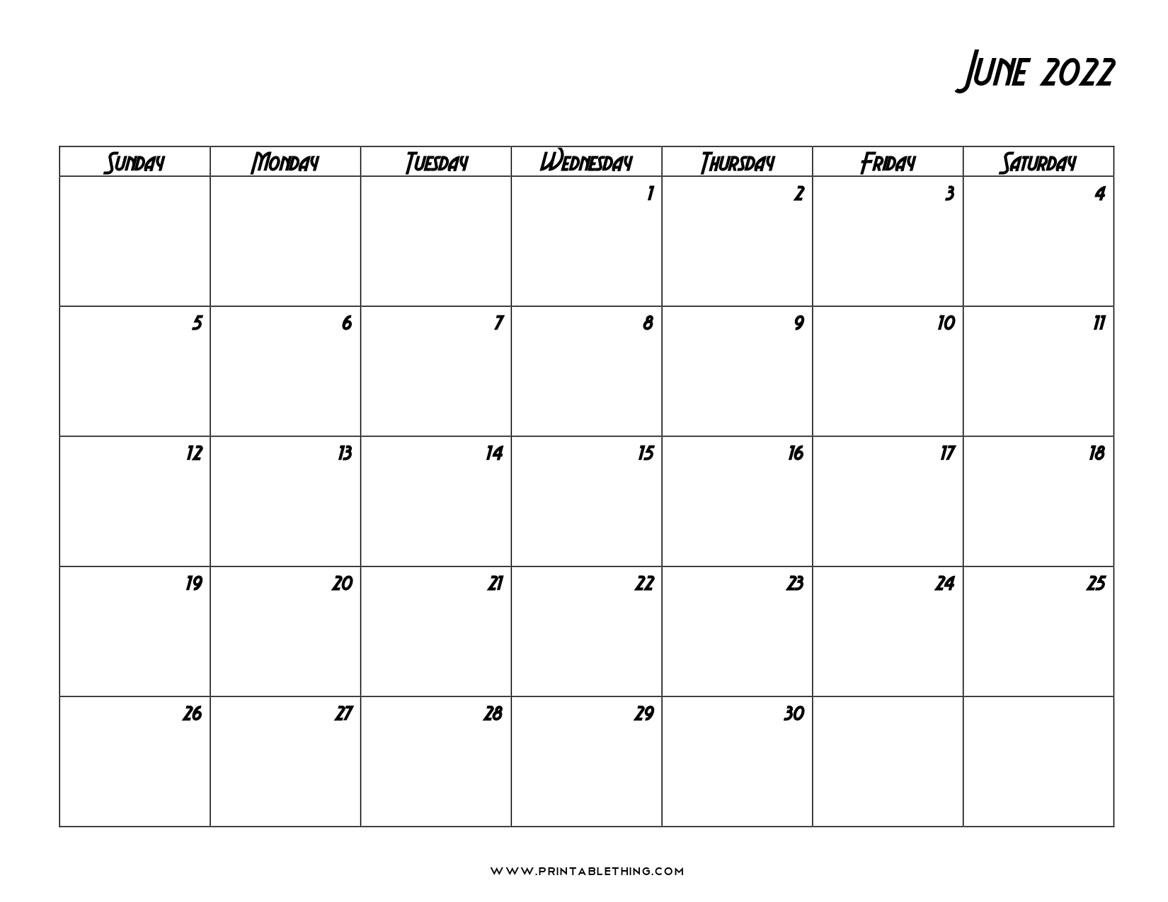 19+ June 2022 Calendar | Printable Pdf, Us Holidays, Blank