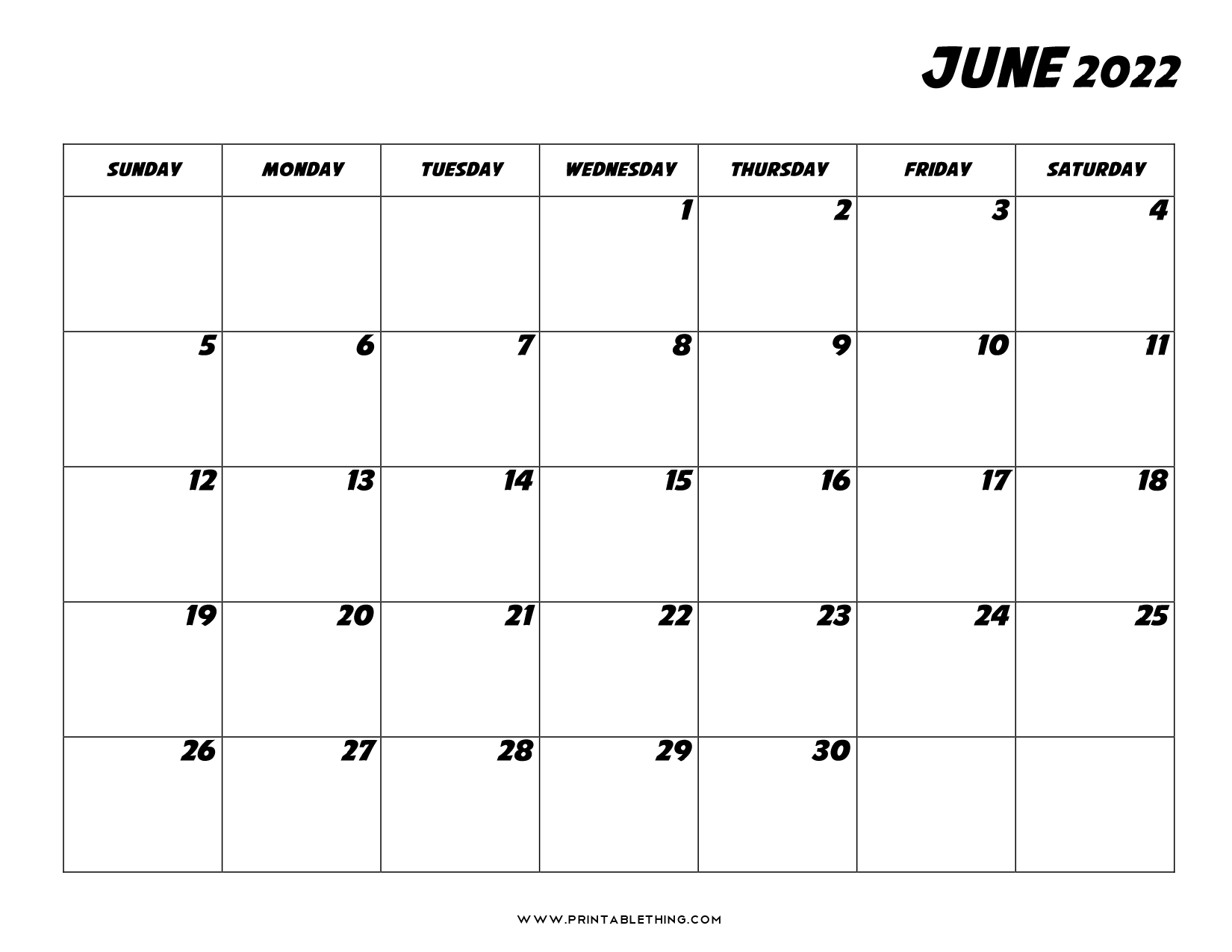 19+ June 2022 Calendar | Printable Pdf, Us Holidays, Blank