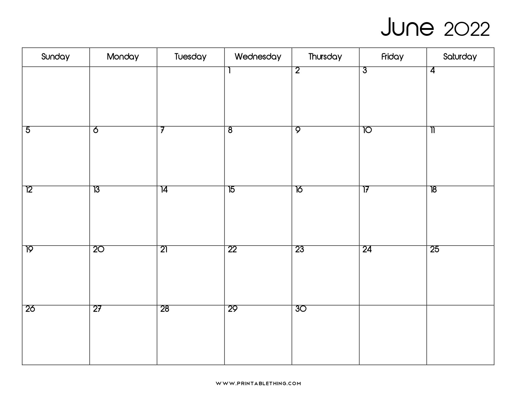 19+ June 2022 Calendar | Printable Pdf, Us Holidays, Blank