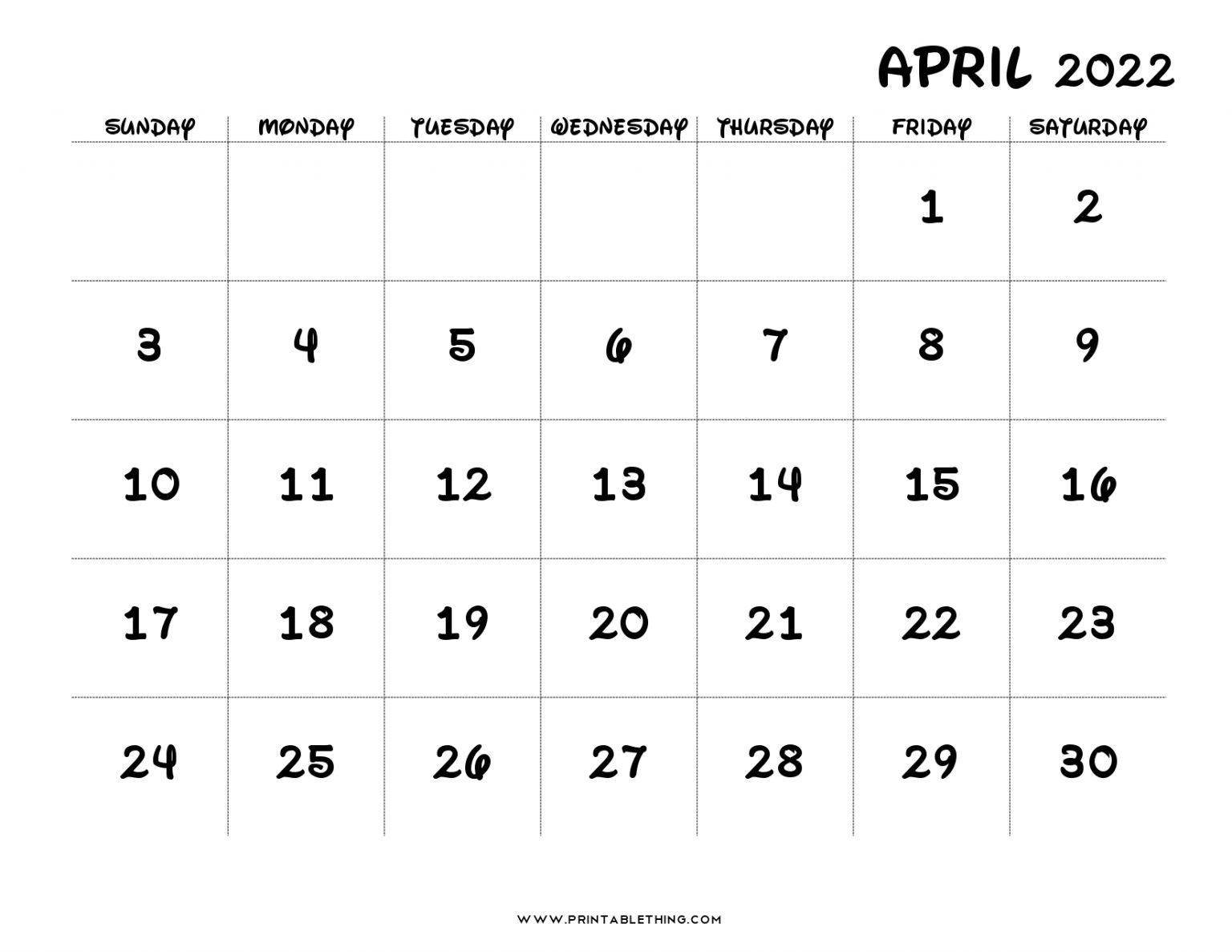 20+ April 2022 Calendar | Printable, Pdf, Us Holidays