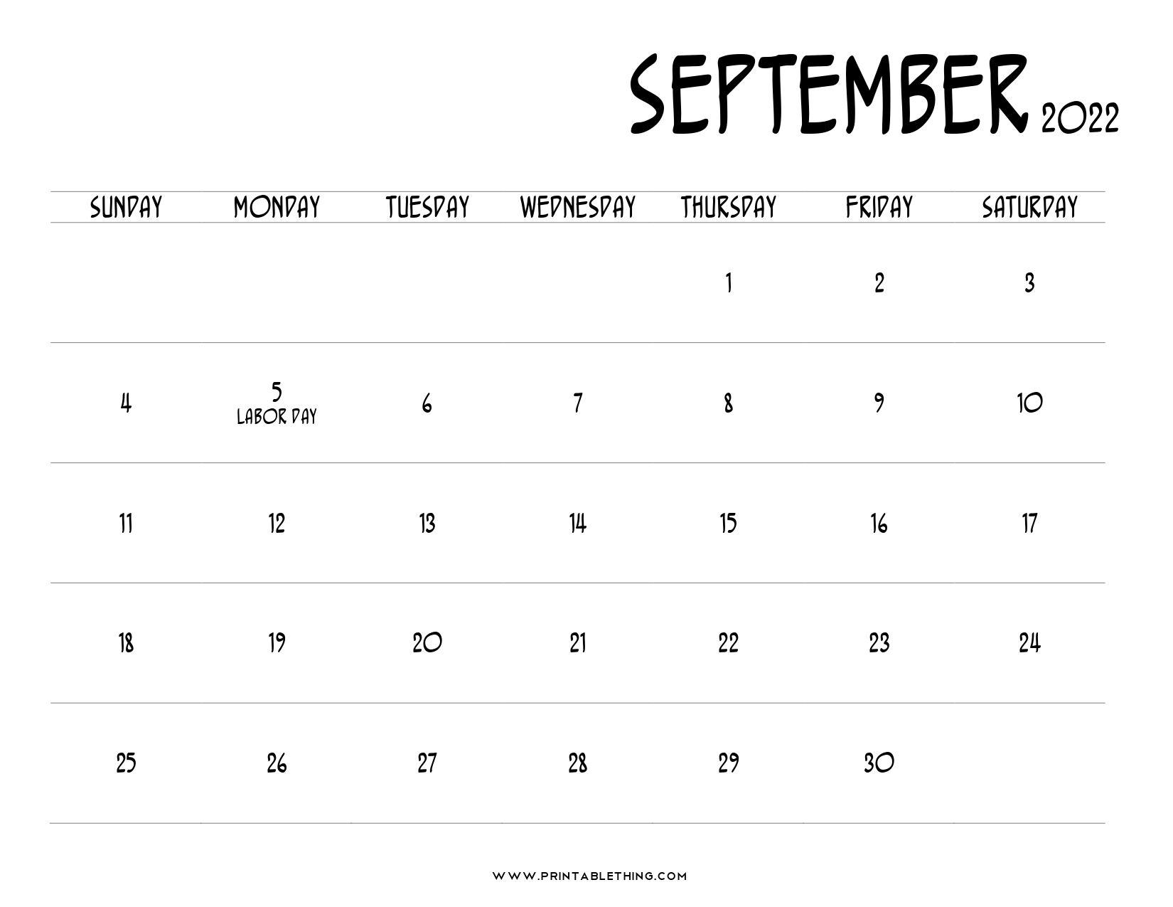 20+ September 2022 Calendar | Printable, Pdf, Us Holidays