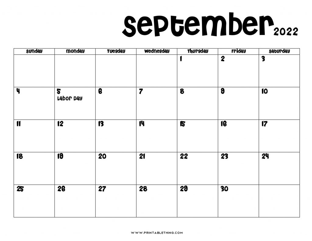 20+ September 2022 Calendar | Printable, Pdf, Us Holidays