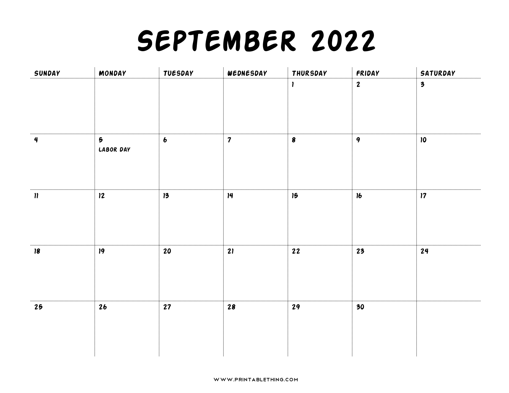 20+ September 2022 Calendar | Printable, Pdf, Us Holidays