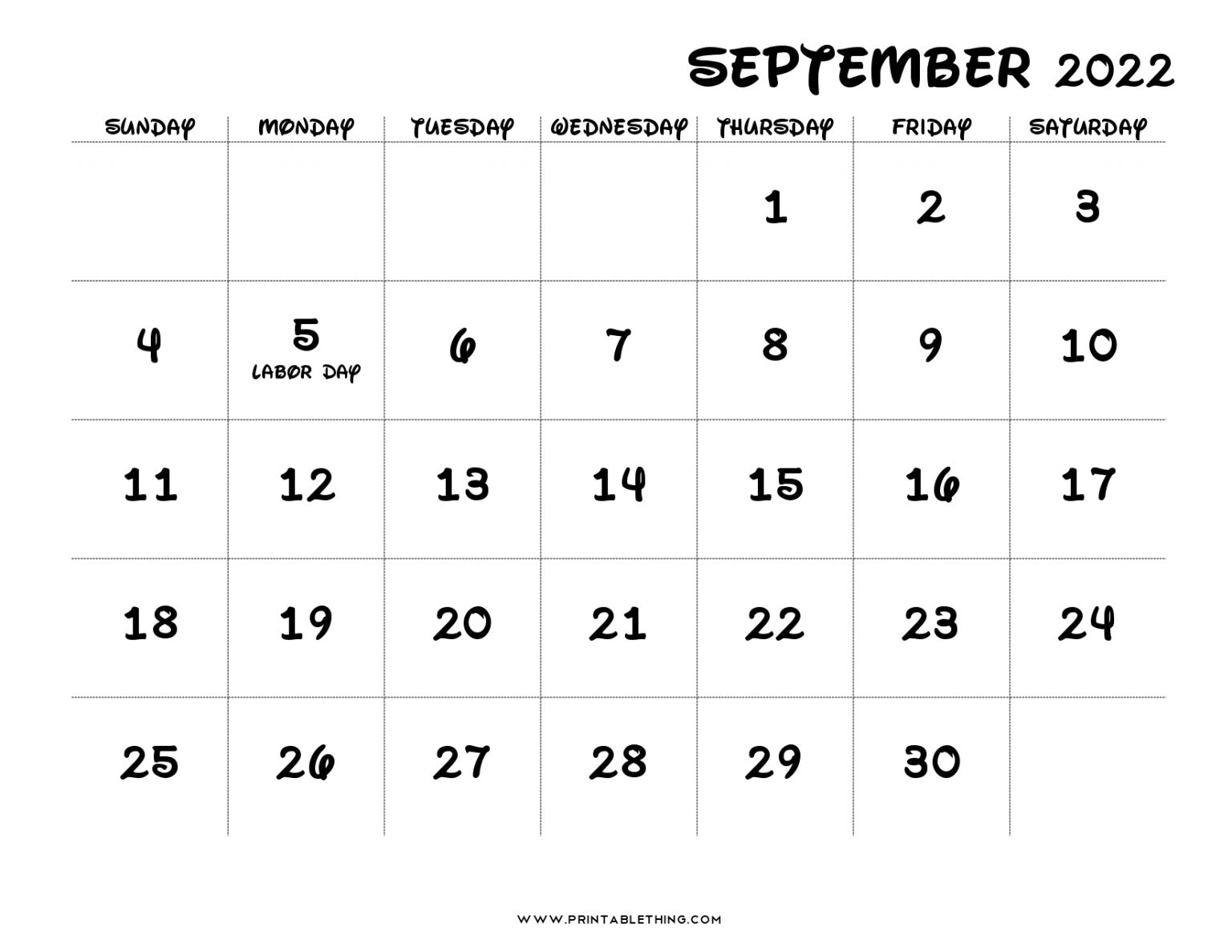 20+ September 2022 Calendar | Printable, Pdf, Us Holidays