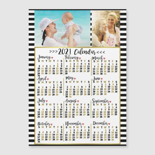 2021 Keyboard Calendar Strips - Free Printable Monitor