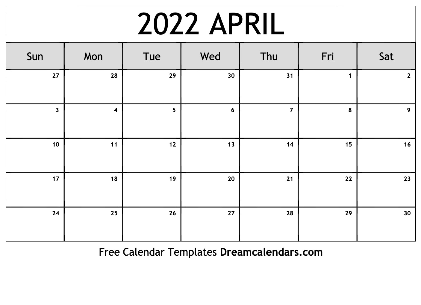 2022 April Calendar Malayalam - Latest News Update