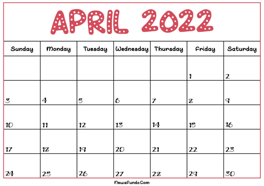 2022 April Myanmar Calendar - Latest News Update