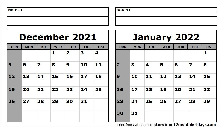 2022 Calendar - Free Download Printable Calendar Templates