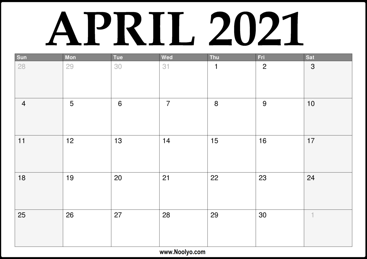 2022 Calendar Us Printable - Download Free - Noolyo