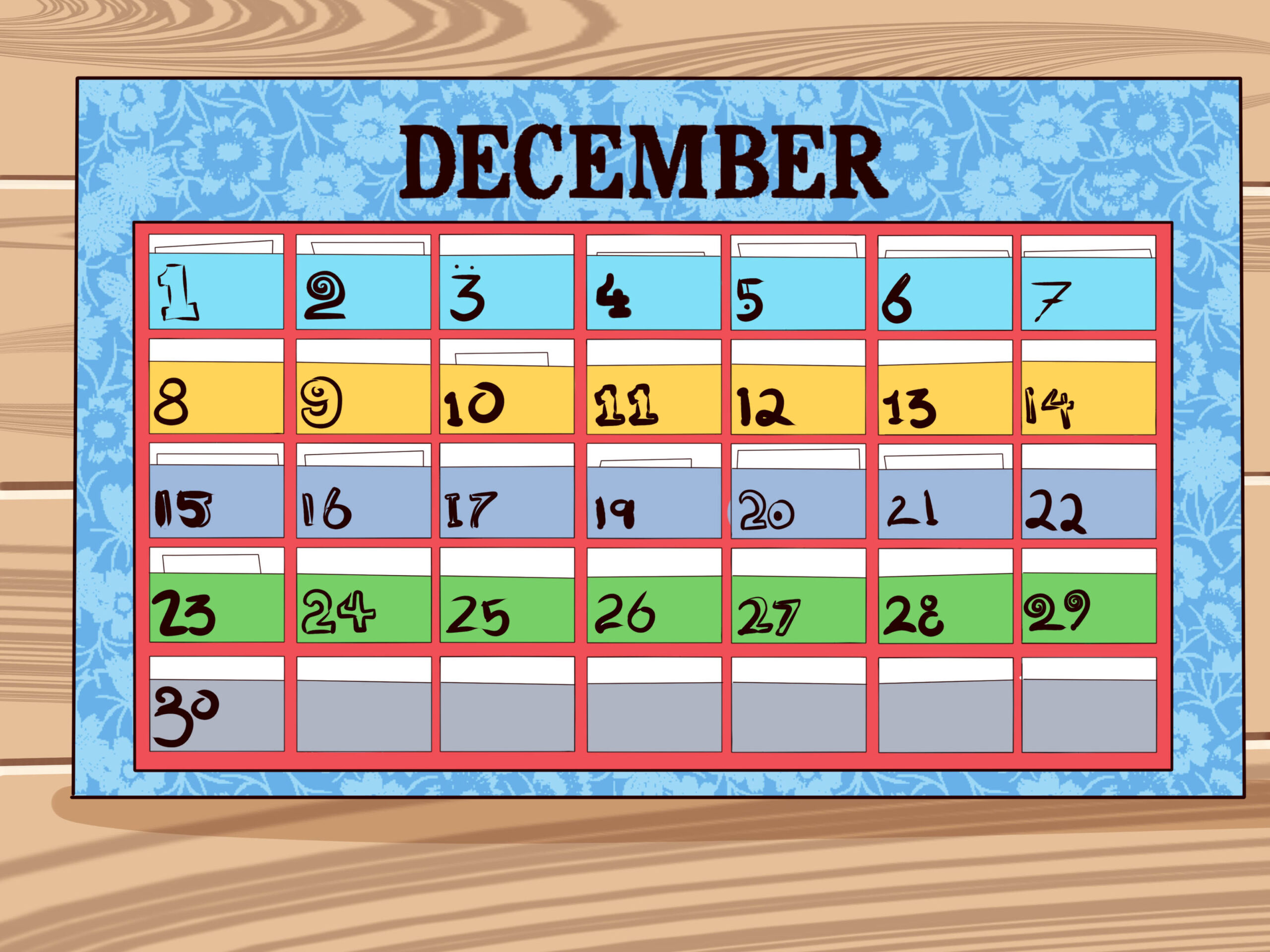 5 Ways To Make A Calendar - Wikihow