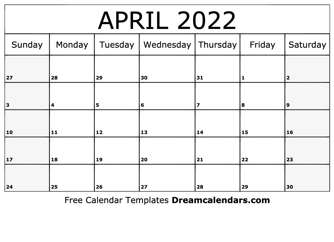April 10 2022 Calendar - Latest News Update