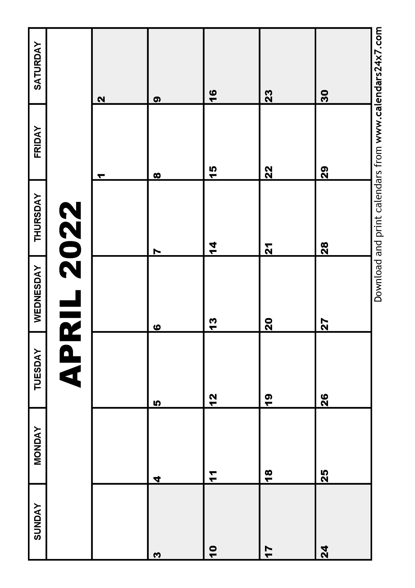 April 2022 Calendar &amp; May 2022 Calendar