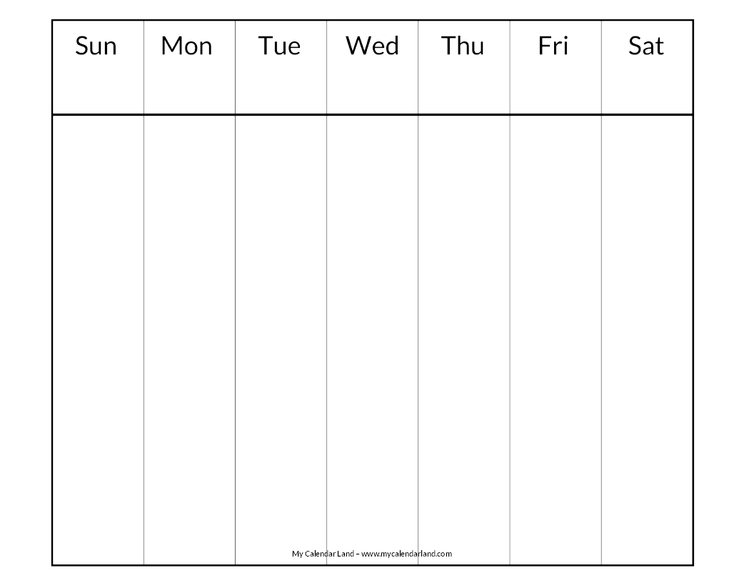 Free Printable 6 Weeks Calendar | Month Calendar Printable