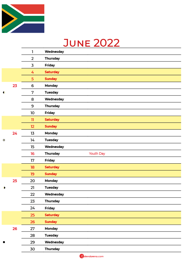 Download Free June 2022 Calendar United Kingdom With Holidays