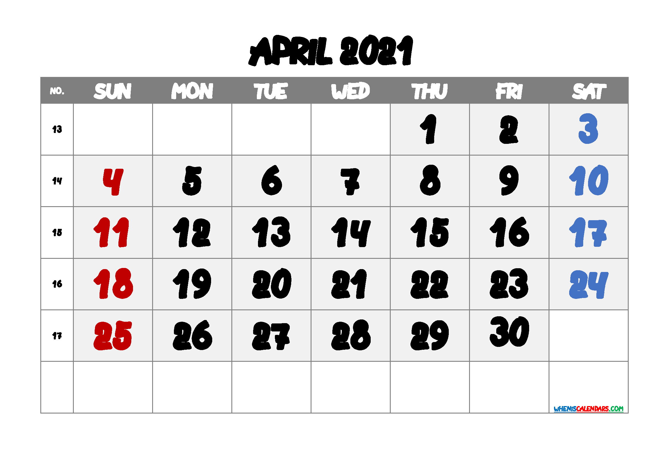 Free Printable Calendar April 2021 2022 And 2023 And More